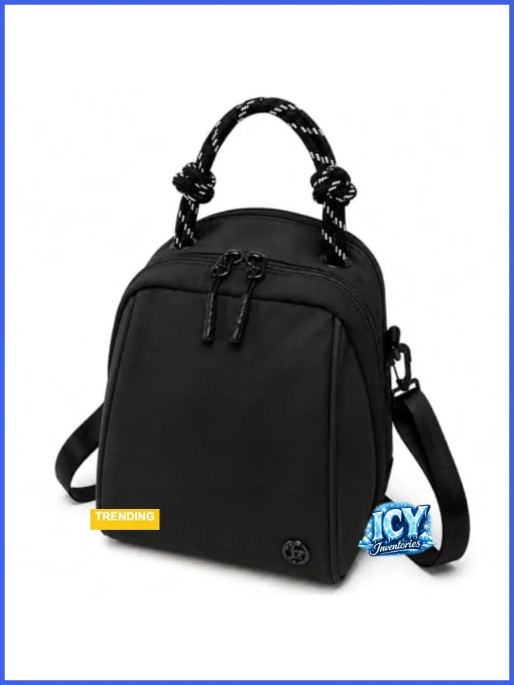 Mini Crossbody Bag Nylon Travel Purse Convertible Backpack